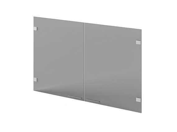 Двери низкие стеклянные 550х4х698 I-012 Серый