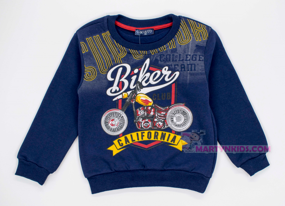 толстовка теплая   начес CALIFORNIA 2905