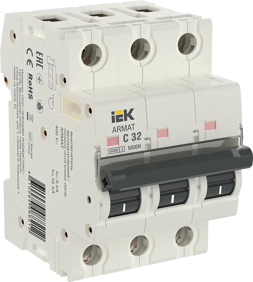 Автоматический выключатель  IEK AR-M06N-3-C032