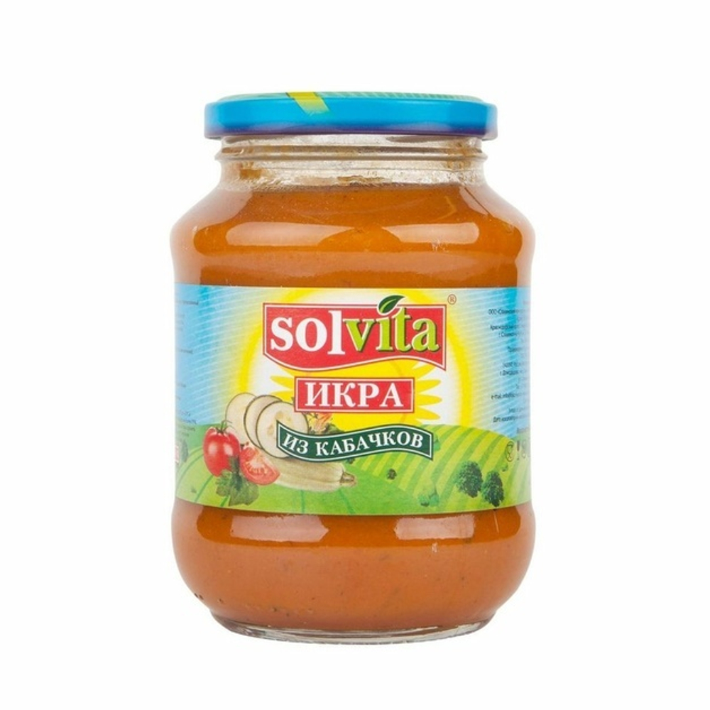 Икра Солвита Кабачковая 450г Стекло