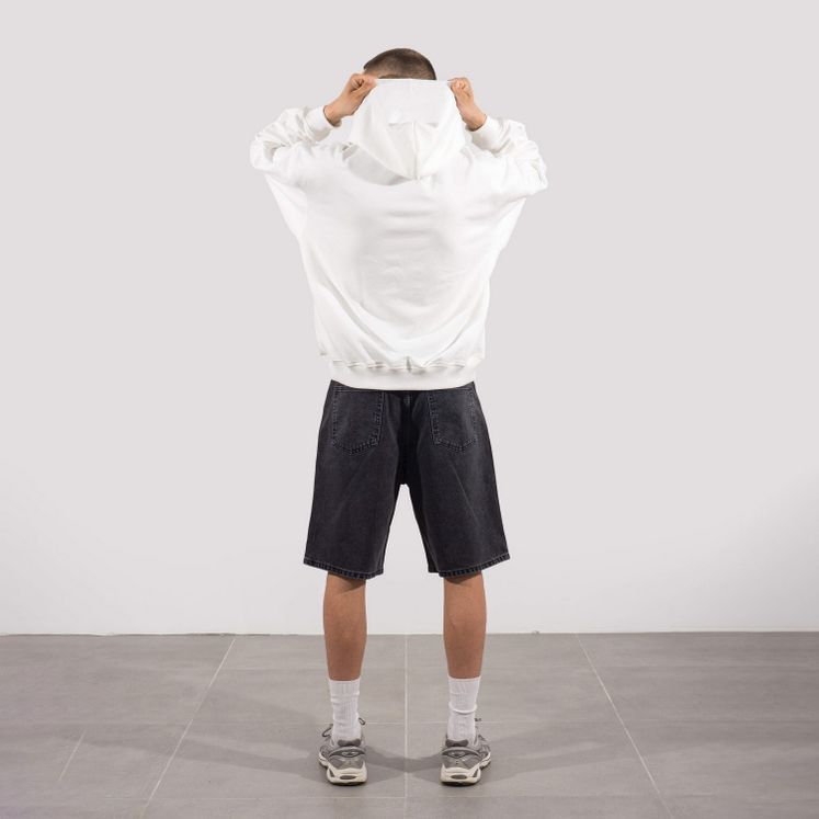 Худи UNIFORM Everyday Destructive logo, белый