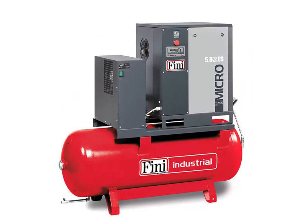 Винтовой компрессор на ресивере с осушителем FINI MICRO 5.5-10-500 ES