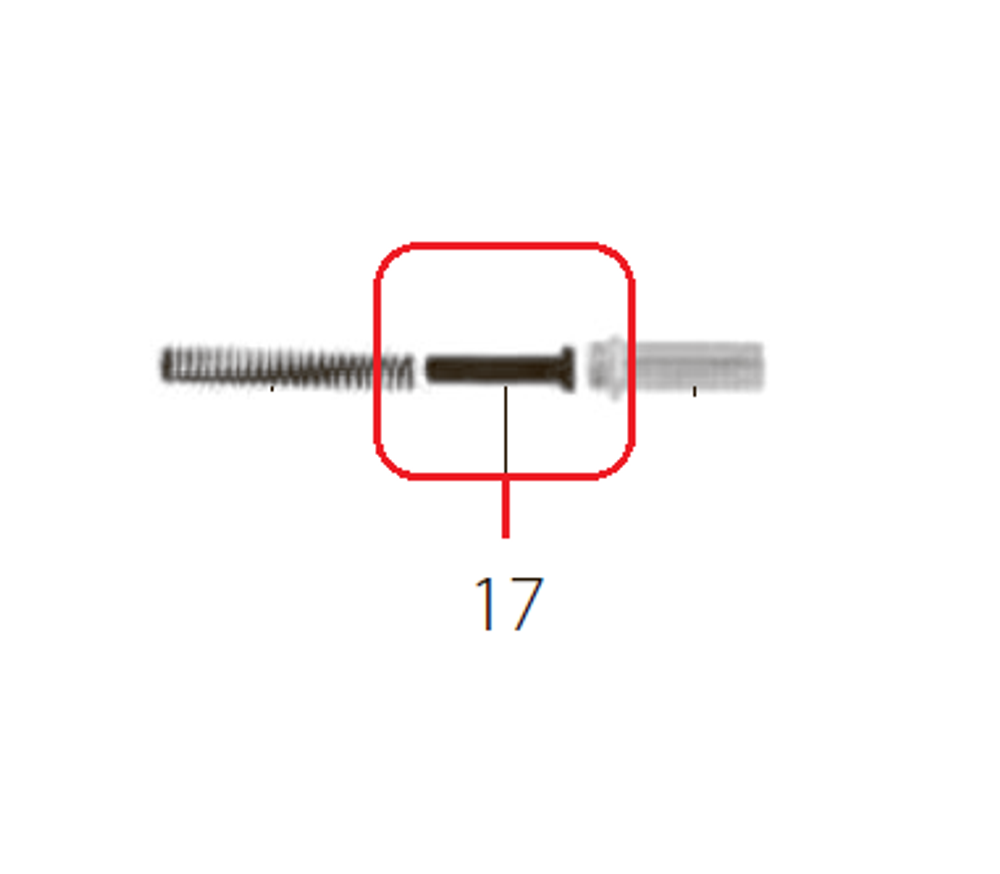 Запчасть №17 для FDPAG-H8. Нижнее основание пружины Запчасть №17 для FDPAG-H8. Нижнее основание пружины