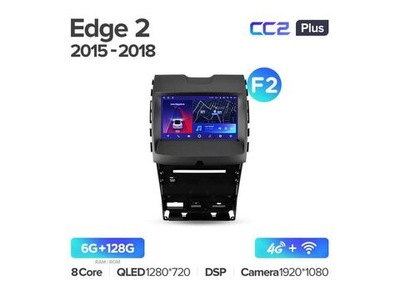 Магнитола Teyes CC2 Plus 6-128 Ford Edge 2 2015-2018 9.0" (F2)