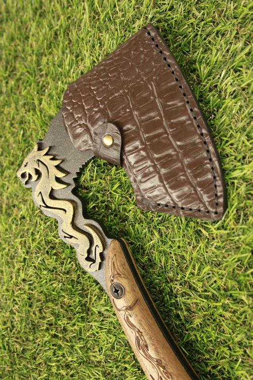 Чехол для топора СКИФ, натуральная кожа ТОНКИЙ