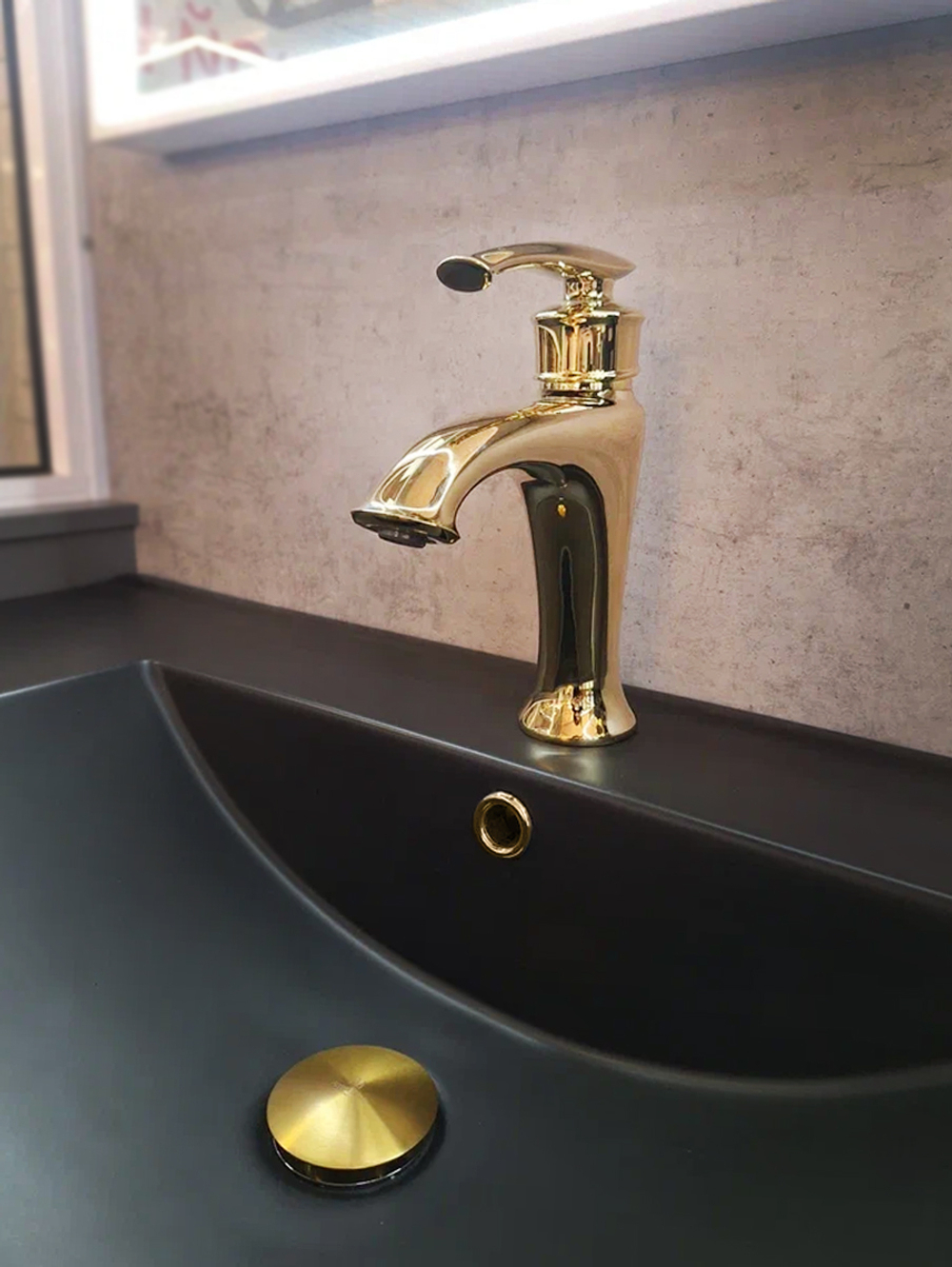 Смеситель для раковины AltroBagno Beatrice 0114 Or