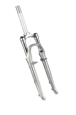 Вилка 26" 1-1/8 NEON T,резьб.L-185mm, серебр,V-brake 75mm, арт. 110118 (10317080/130215/0000025, Китай)