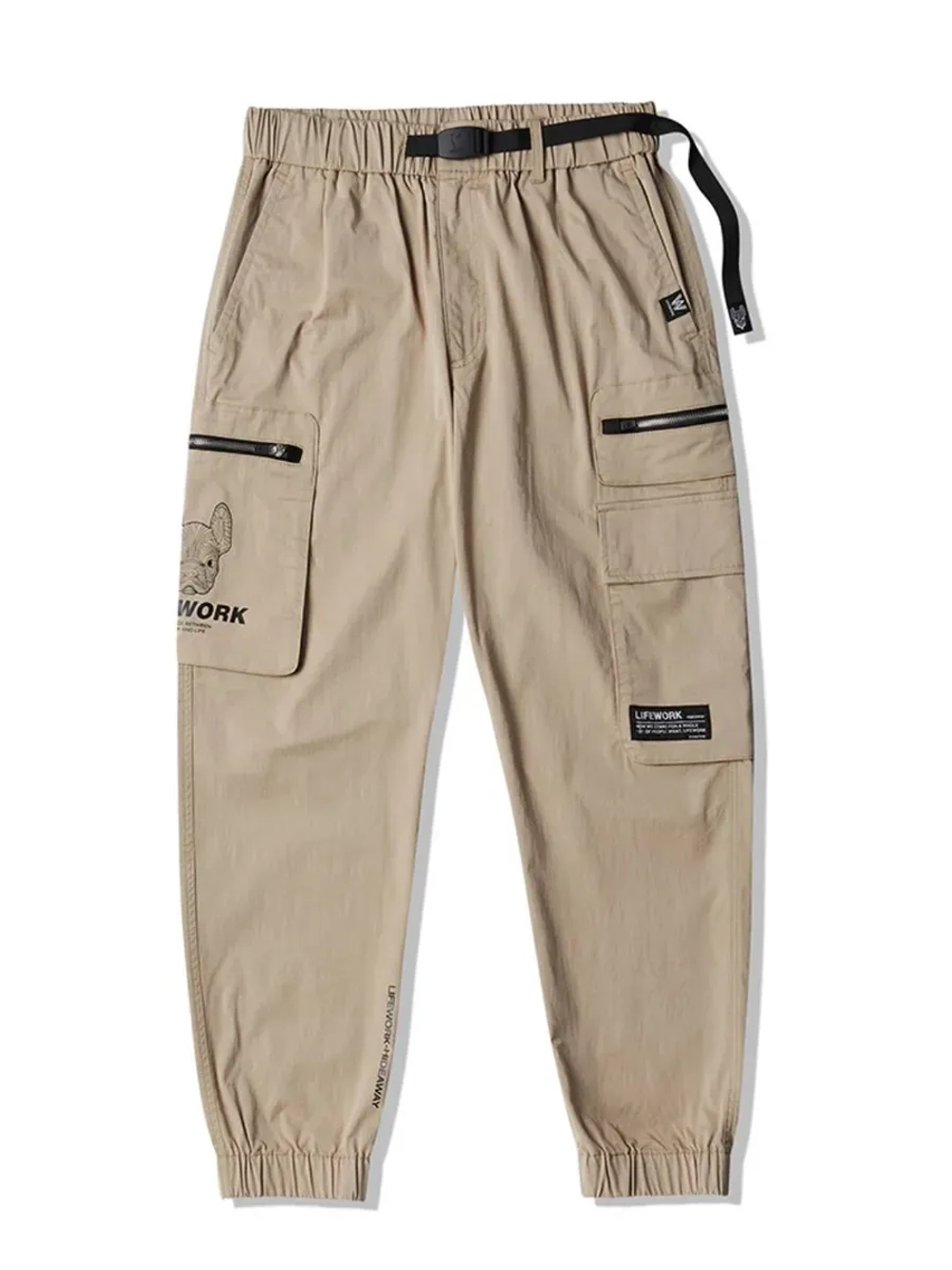 Брюки-карго на молнии