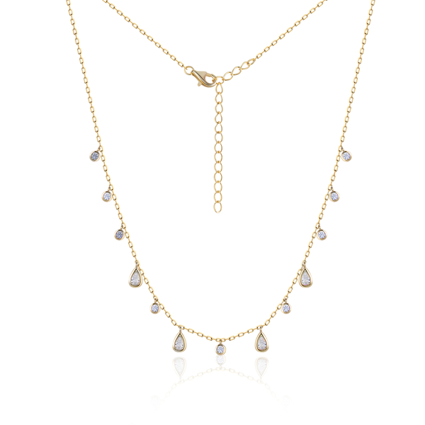 Подвеска с цирконами