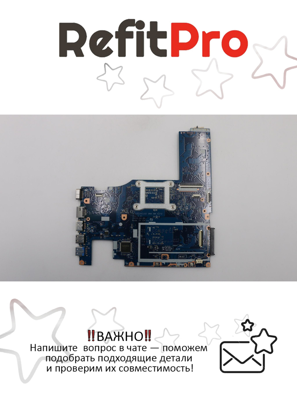 Материнская плата для ноутбука Lenovo G50-70 W8P UMA I7-4510U 1000M (5B20G36670), оригинал