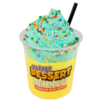 Слайм Slime Dessert "Milkshake" желтый/голубой, 320г., ассорти