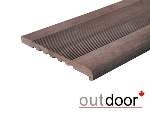 Ступень ДПК Outdoor 348*23*4000 мм полнотелая коричневая микс