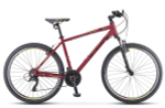 Велосипед 26" STELS Navigator-590 V, рама 16, бордовый/салатовый