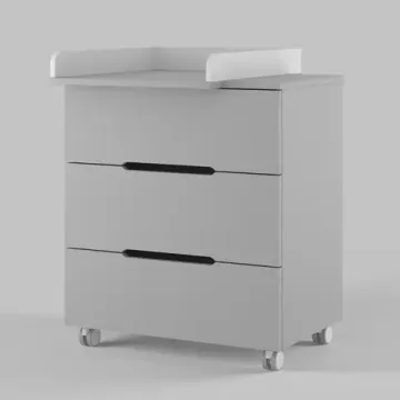 Комод Incanto Anniken Ecco Серый/белый