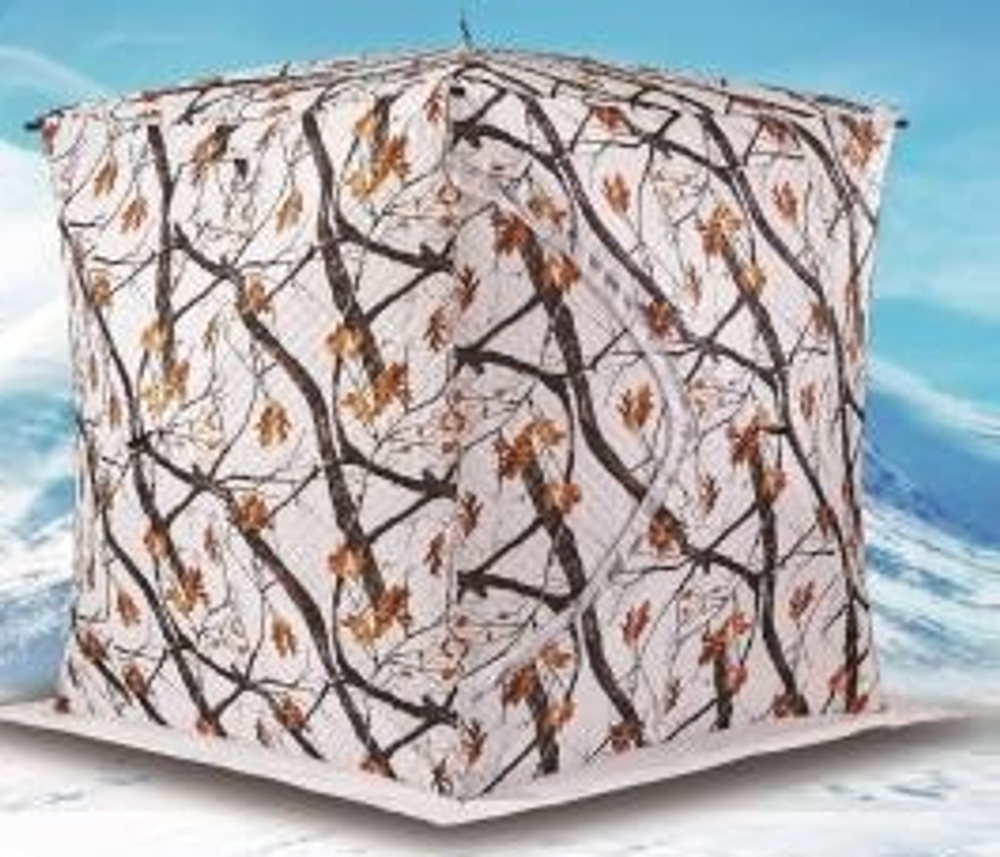 Палатка для зимней рыбалки утепленная MESAN (220x220x225) Камуфляж