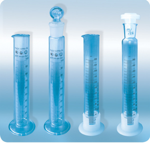 Цилиндр 100 мл мерный (колба) для ареометра