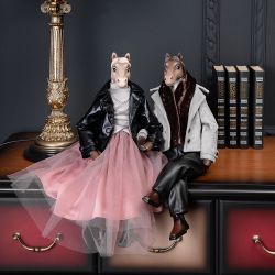 Кукла интерьерная коллекционная Лошадь Мисс Лейн