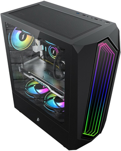 Корпус для компьютера 1STPLAYER INFINITE SPACE IS6 Black / ATX, TG / 1x120mm LED fan inc. / IS6-BK-1F1