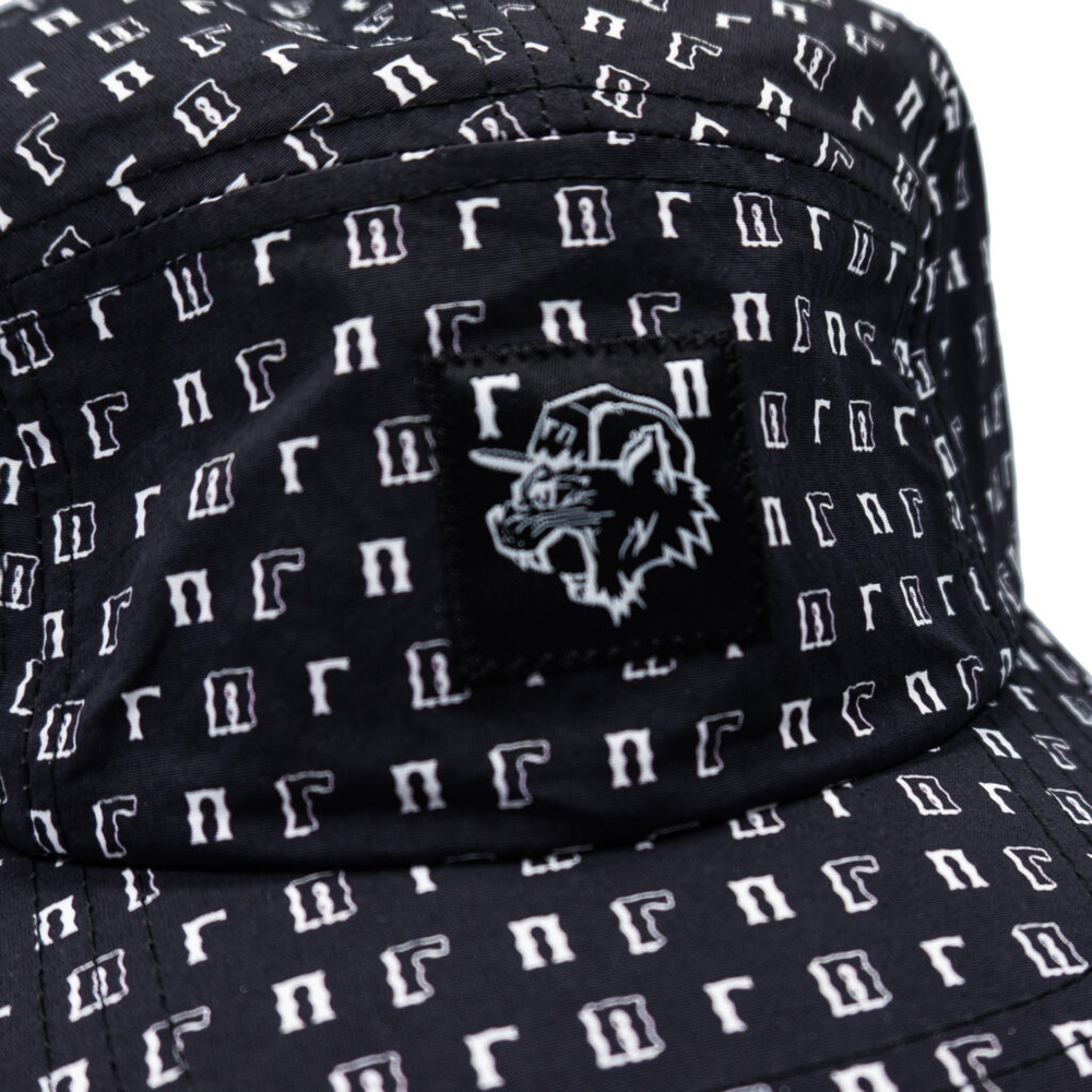 Кепка НПОГП 5panel ГП Принт Черный