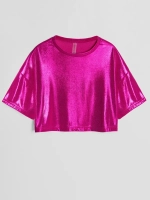 Футболка детская праздничная укороченная