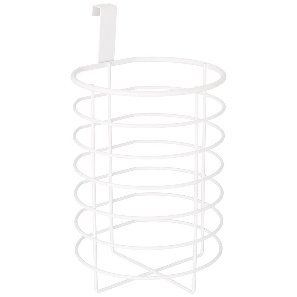 ОРГАНАЙЗЕР ДЛЯ БУМАЖНЫХ ПОЛОТЕНЕЦ И ТУАЛЕТНОЙ БУМАГИ НАВЕСНОЙ 14*14,4*20 СМ ЦВЕТ: БЕЛЫЙ