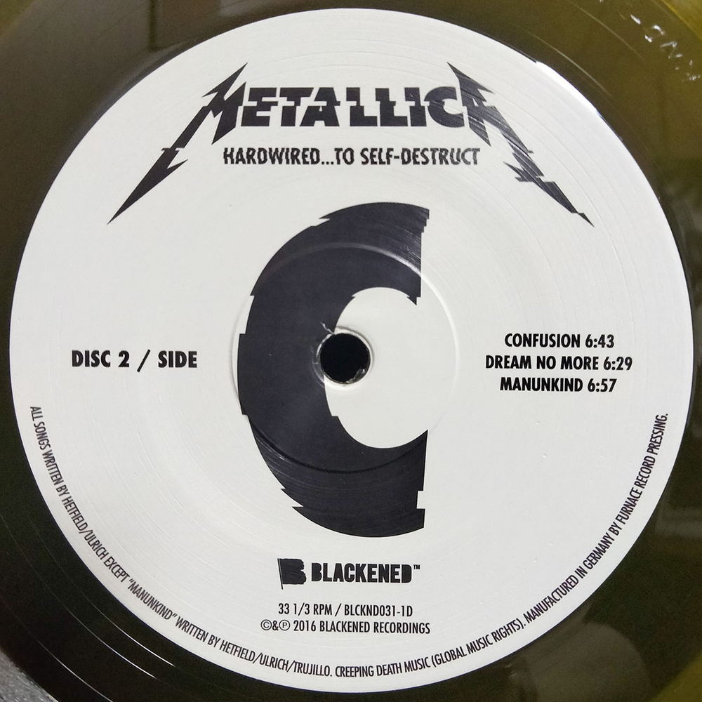 Metallica / Hardwired...To Self-Destruct (Deluxe Edition)(Coloured Vinyl)(3LP)
