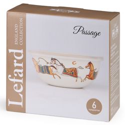 НАБОР МИСОК LEFARD ЭМАЛИРОВАН. С ПЛАСТИК.КРЫШКАМИ, СЕРИЯ PASSAGE, 6ПР. 14/16/18СМ, 0,6/0,9/1,3Л