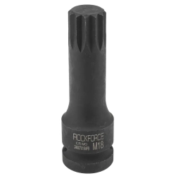 Головка-бита SPLINE ударная M18,1/2'' RockForce RF-24807818MPB