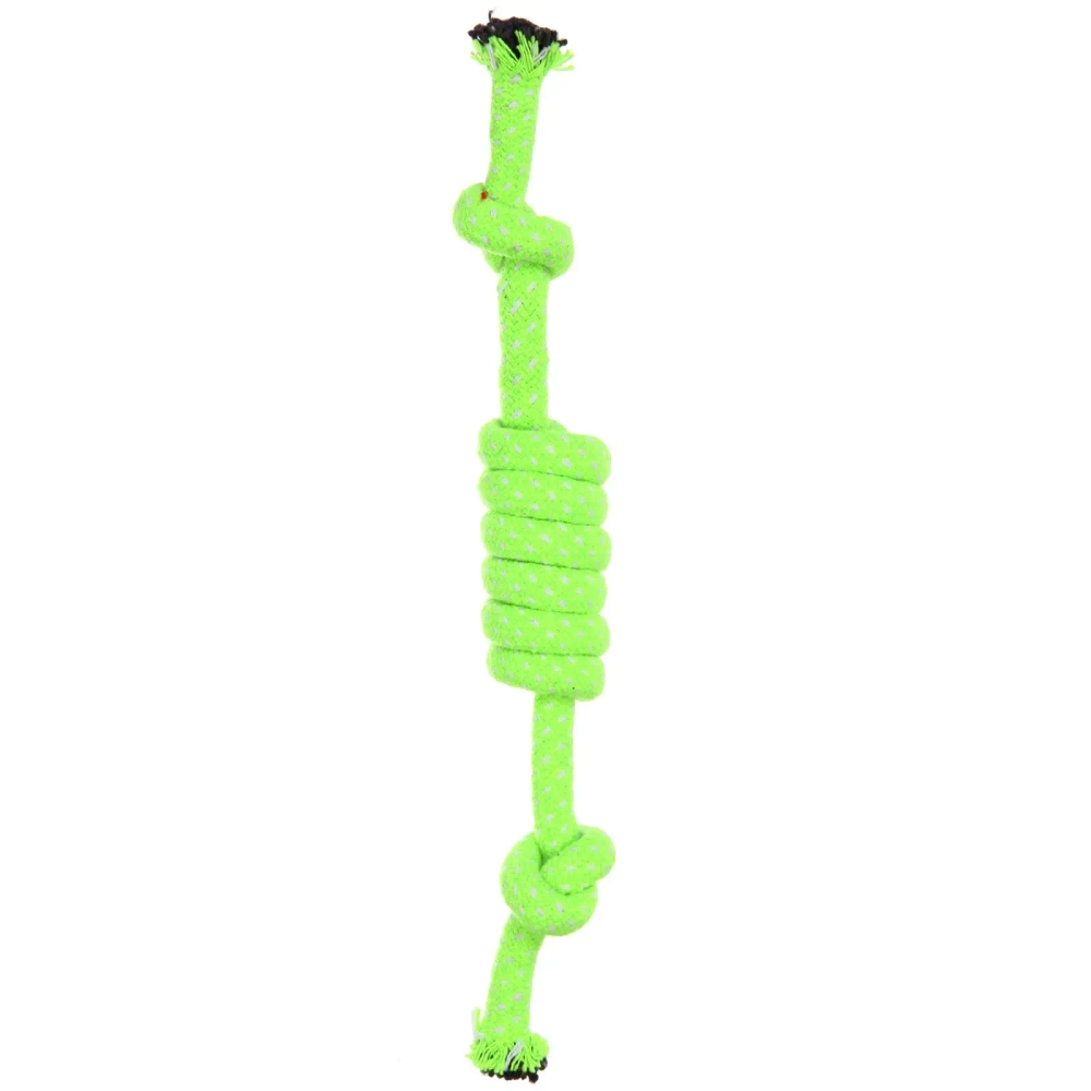 Игрушка - канат для собак мелких и средних пород «НЕСКУЧАЙКА», цвет желтый, 27см / 40гр (лейбл)