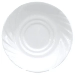 Блюдце фарфоровое 14см «Голубка» Белье