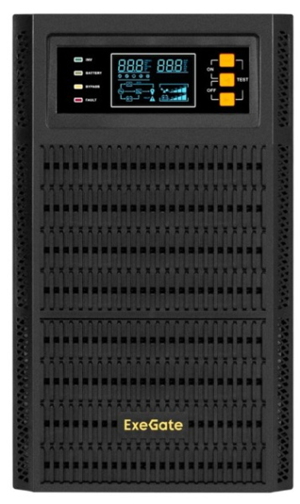 Источник бесперебойного питания Exegate PowerExpert TL-3000.72V.LCD.AVR.3SH.USB.RS232.SNMP