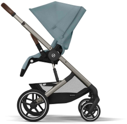 Cybex Детская коляска Balios S Lux BLK 2 в 1 цвет Stormy Blue
