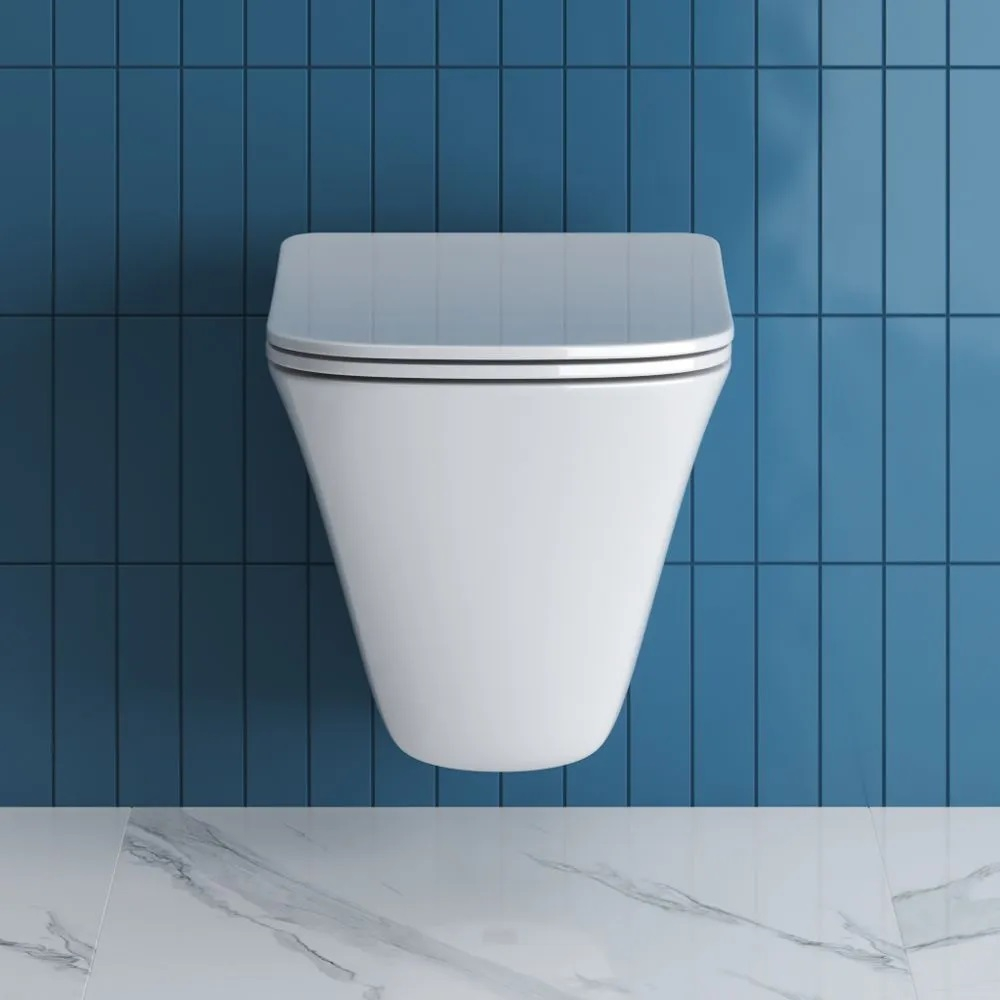 Унитаз безободковый подвесной BelBagno MARMI BB052CHR