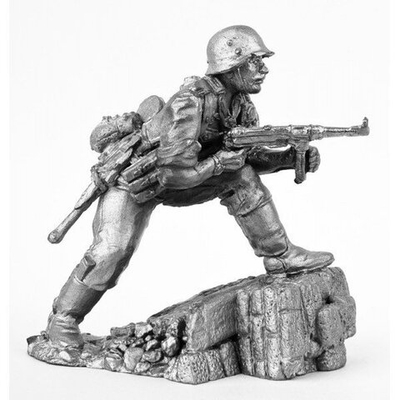 Оловянный солдатик Пехотинец Германия № 2, 1943 г.