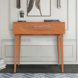 Консоль Арт Колор leaves Классик Сильвер Томленый оранжевый