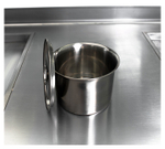 Фризер для жареного мороженого Foodatlas KCB-2F (контейнеры, световой короб, стол для топпингов, 2 компрессора)