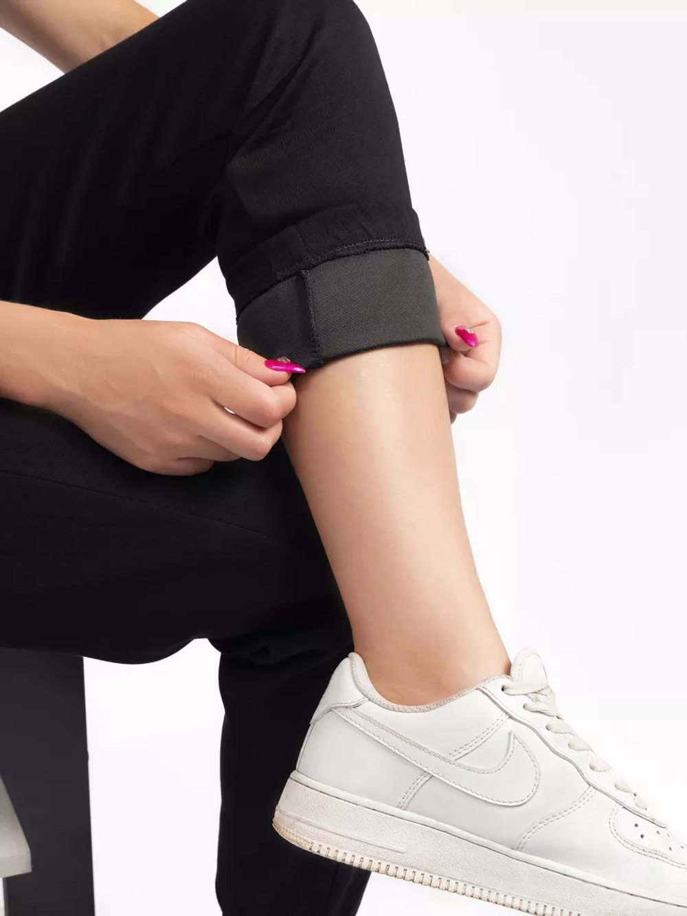 брюки спортивные NIKE для фитнеса для дома с манжетами