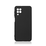 Силиконовый чехол с микрофиброй для Samsung Galaxy М32 black DF
