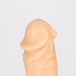 Телесный реалистичный вибратор Оки-Чпоки - 19 см. (Цвет: телесный)