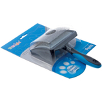 Пуходерка Delight пластик с каплей большая 368210L