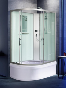 Душевая кабина WeltWasser  WW500 HALLE 1201 R 1200х900х2170 мм 10000003312