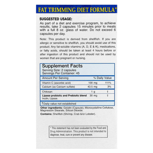 Absolute Nutrition, FBlock ™, поглотитель жира, оригинальная формула, 90 капсул