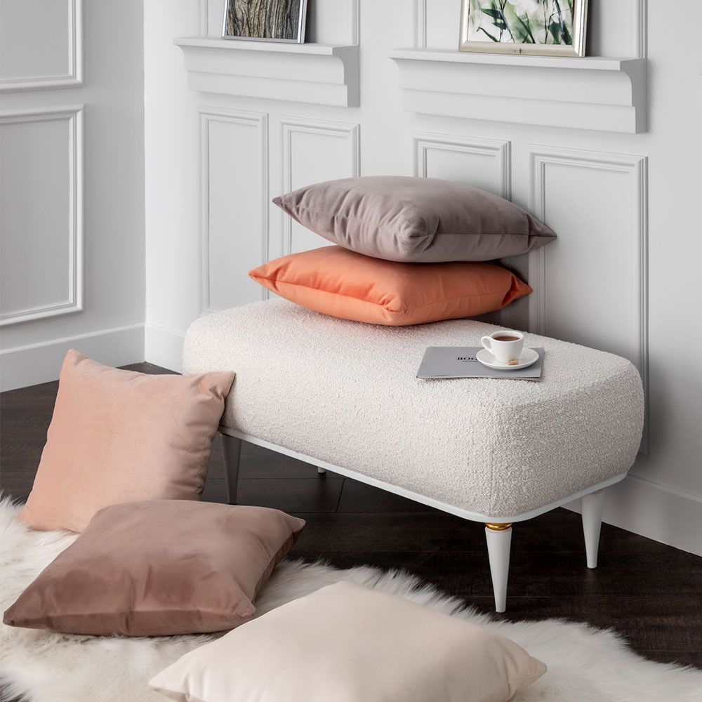 Подушка декоративная Фелисити Розовый персик