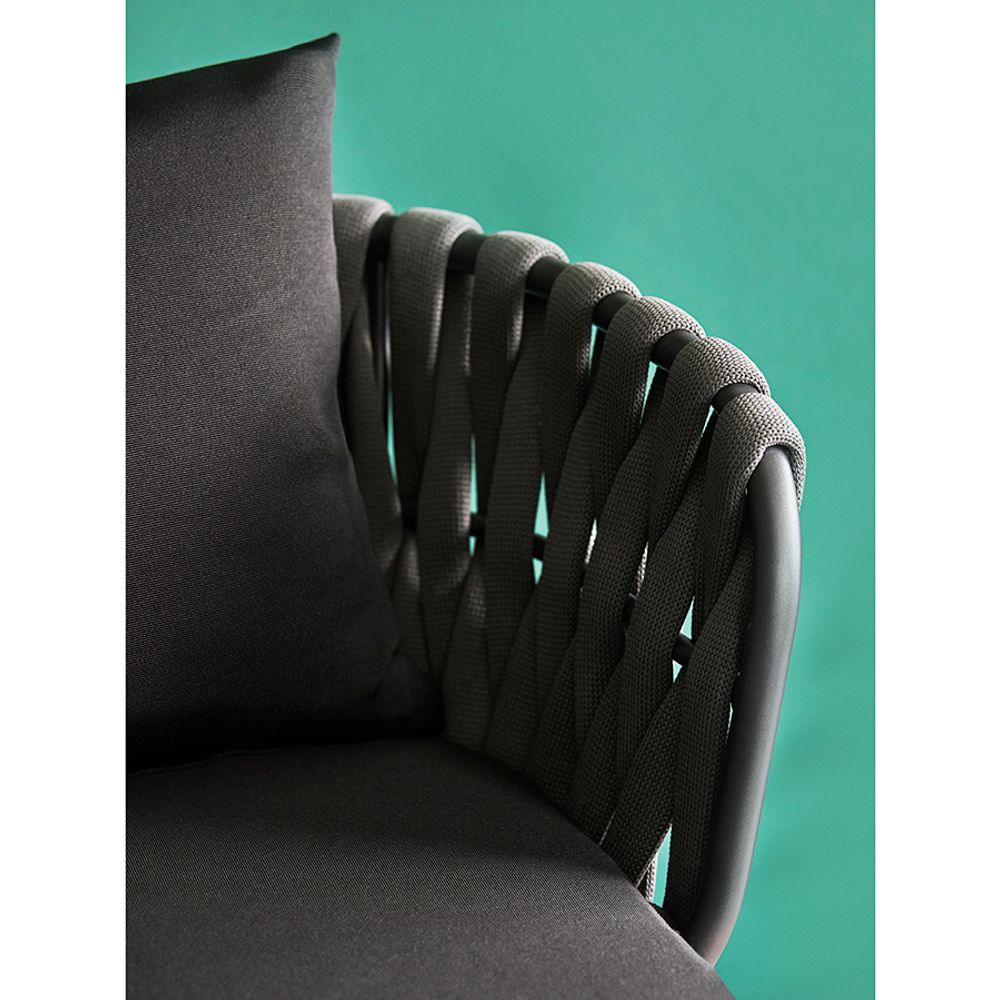 Стул Braid, серый/черный