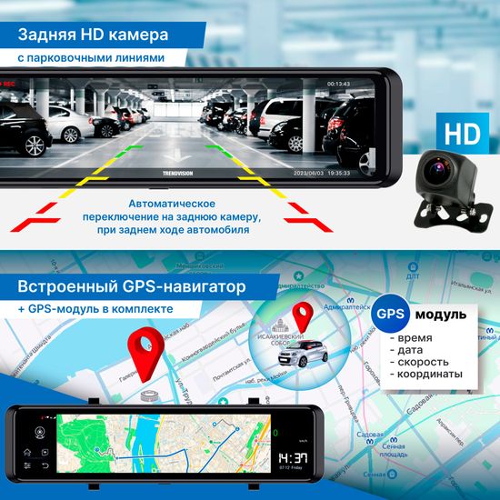 TrendVision aMirror 15 Android UNIVERSE