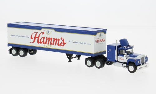 Грузовик MACK RS 700 пп фургон, Hamm´s Beer, 1966, 1:87