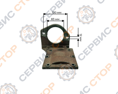 Кронштейн крепления стартера Тип-2 (L-120 мм, М12 d-82 мм, h-33 мм) S195 S1100 S1105