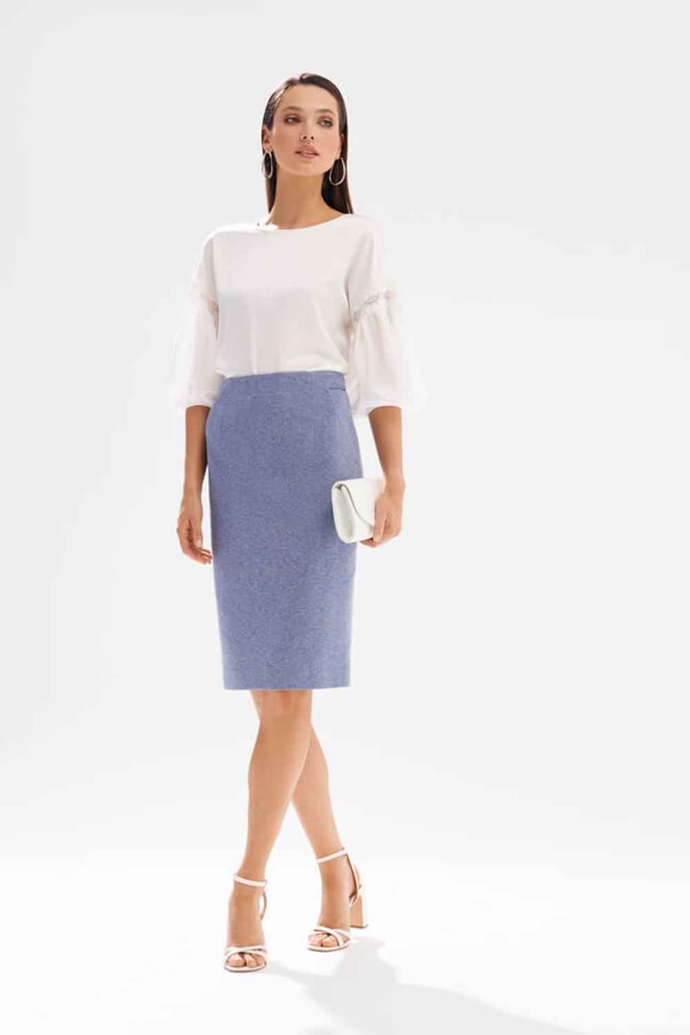 23588 Блузка женская (молочный)