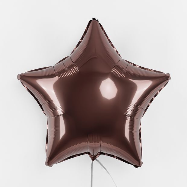 F Шар Звезда 18''/46 см, Шоколад металлик (БГ-15)