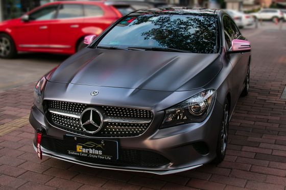 Пленка матовая серая Metal Flash Сharcoal Carbins